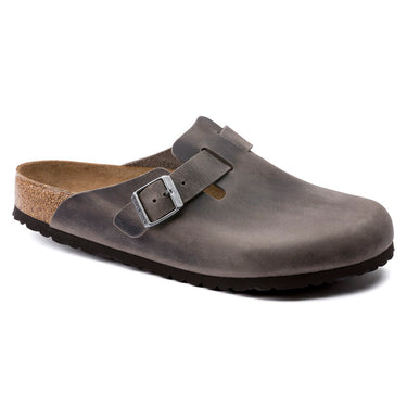 Unisex Boston Soft Footbed Oiled Leather Iron Regular/Wide