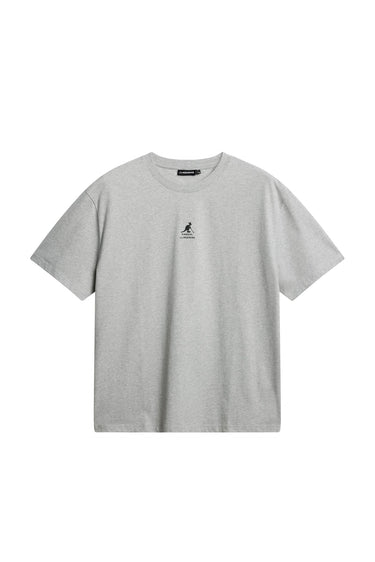 J.LINDEBERG DAVIE T-SHIRT LIGHT GREY MELANGE