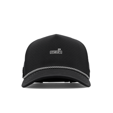 Odysea Rope Links Hydro Performance Snapback Hat Black