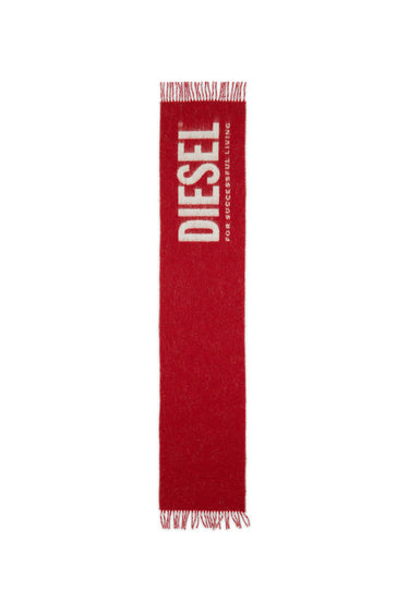 S-Kott Two-tone scarf with maxi logo