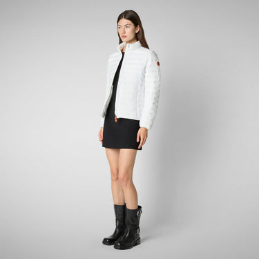 Women's Carly Puffer Jacket in Off White
