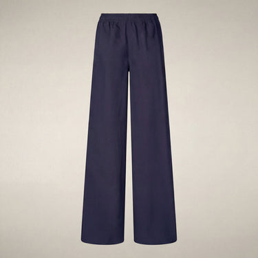 Women's Wide Pants Yenna in Navy Blue