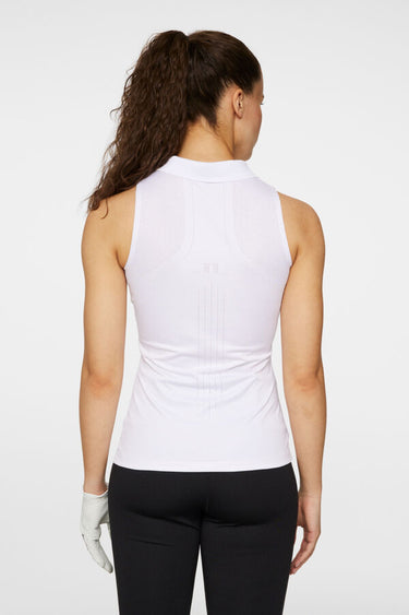 J.LINDEBERG LEYLO SLEEVELESS TOP WHITE