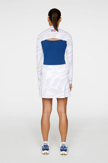 Gisele Skirt Print US Golf White