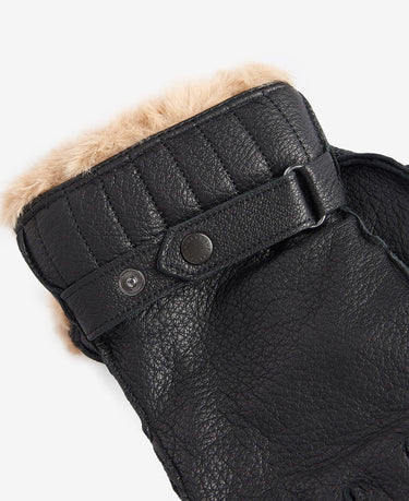 Leather Utility Gloves Black