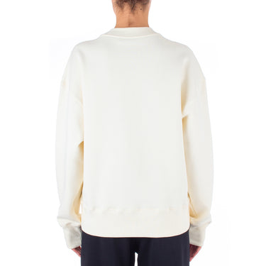 Women's Msgm Lynx Printed Sweatshirt White