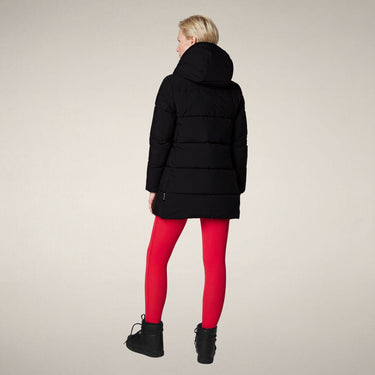 Women's BETHANY Hooded Coat in Black
