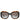 Prada Acetate Woman Sunglass Black / Havana