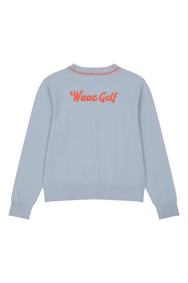 Women's Pop Stitch Cardigan Light Blue