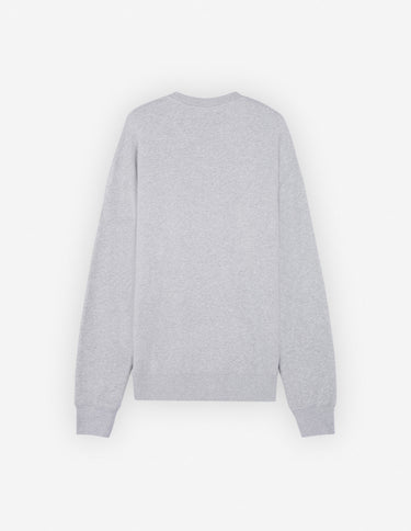 Maison Kitsune Handwriting Comfort Sweatshirt Light Grey Melange