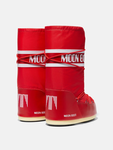 Icon Red Nylon Boots