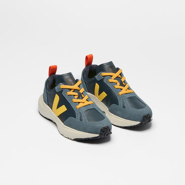Kids' CANARY ELASTIC LACES LEATHER NAUTICO TONIC