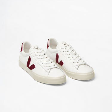 Men's CAMPO LEATHER WHITE GRENAT