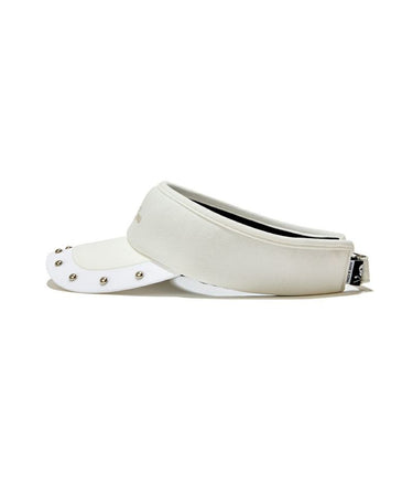 Unisex Royal Stud Sunvisor White