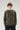 Crewneck In Pure Cotton Fleece With Zip Pocket Dark Green