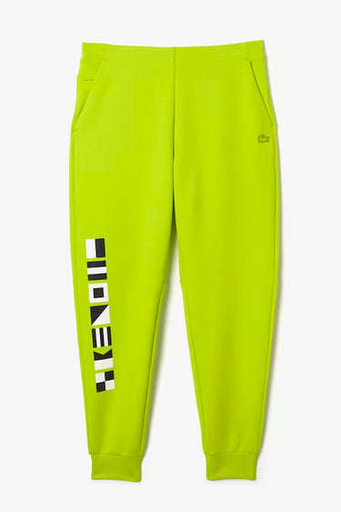 Men's Reflective Print Joggers Lime