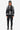 BRUSHED MOHAIR CHECK PULLOVER BLACK WHITE CHECK