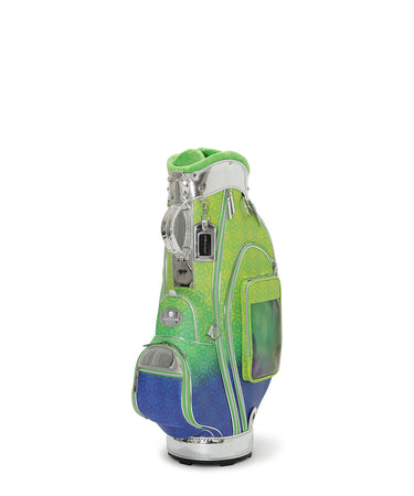 GRADIENT-COLORED CART-TYPE CADDIE BAG GREEN
