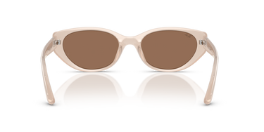 Ray-Ban RB4457D BIO-BASED - Frame Polished Opal Beige / Lenses Dark Brown