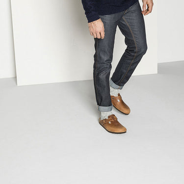 Cotton Slub Men Gray/White