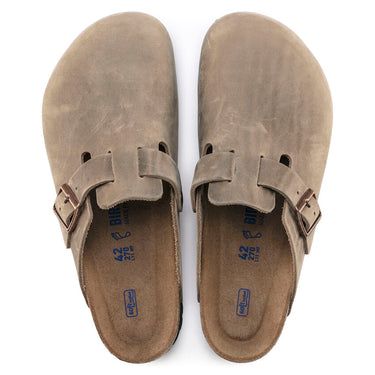 Unisex Boston Soft Footbed Oiled Leather Tobacco Regular/Wide