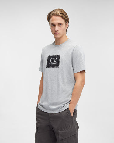 30/1 Jersey Label T-shirt Grey Melange