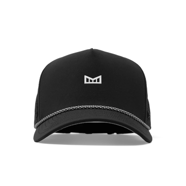 Odysea Rope Bulls Icon Hydro Performance Snapback Hat BLACK