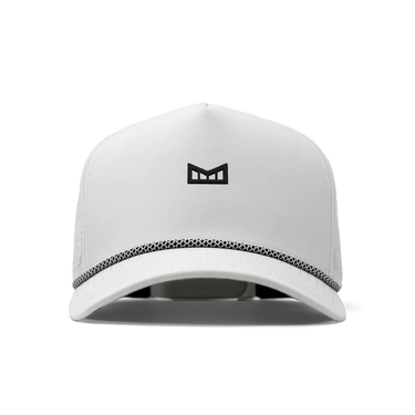 Odysea Rope Bulls Icon Hydro Performance Snapback Hat WHITE