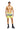 Ken-37-D-Pop Mid-length swim shorts with graphic print Yellow