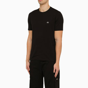 C.P. Company 30/1 Jersey Logo T-shirt Black