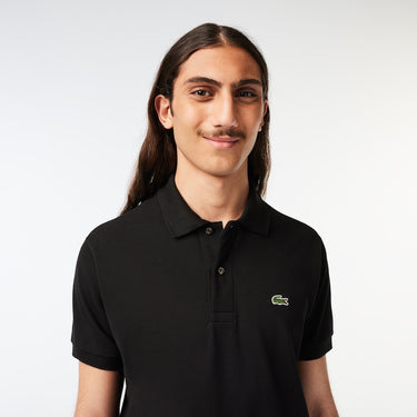 Men's Original L.12.12 Petit Piqué Cotton Polo Black