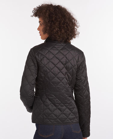 Deveron Quilted Jacket Black / Olive