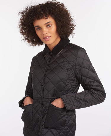 Deveron Quilted Jacket Black / Olive