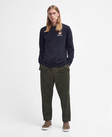 Barbour x Maison Kitsuné Fox Head T-Shirt Black