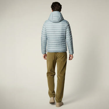 Men's Animal free puffer Jacket mod. Donald in GLACIER BLUE