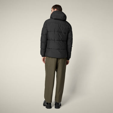 Men's parka mod. Alter in black