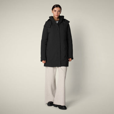 Women's parka samantah in black