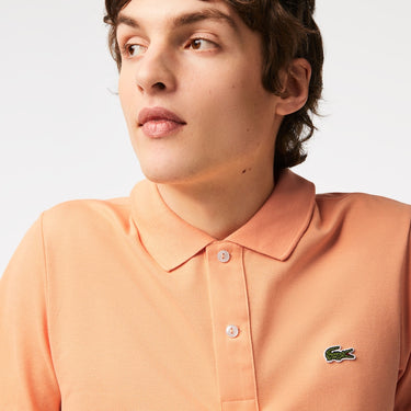Men's Original L.12.12 Slim Fit Petit Piqué Cotton Polo Light Orange