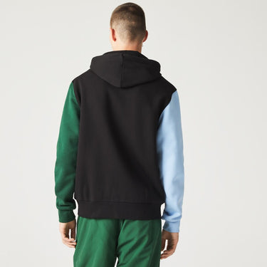 Men's Classic Fit Colorblock Zip-Up Hoodie  Black / Green / Blue / Light Green