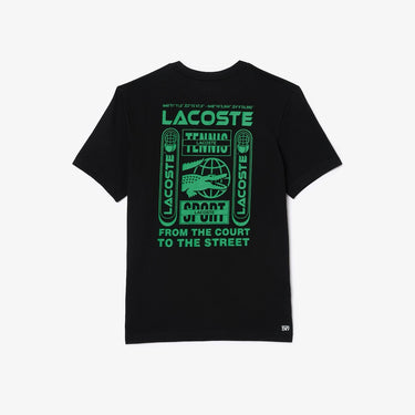 Men's Lacoste Tennis x Daniil Medvedev Regular Fit T-Shirt Black
