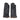 Tartan Trimmed Leather Gloves Black