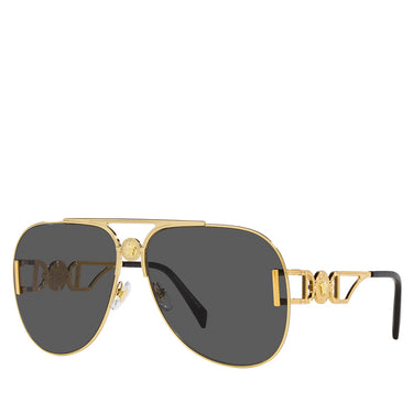 Versace Metal Unisex Sunglass Gold