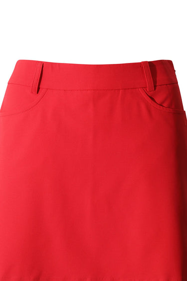 Women's Back Pleat Essential Skort RED