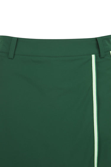 Women's Double Wrap Layer Shorts Dark Green
