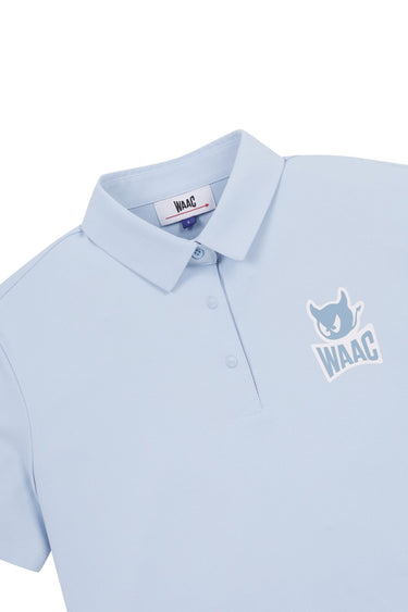 Women's Essential Pique Polo Light Blue