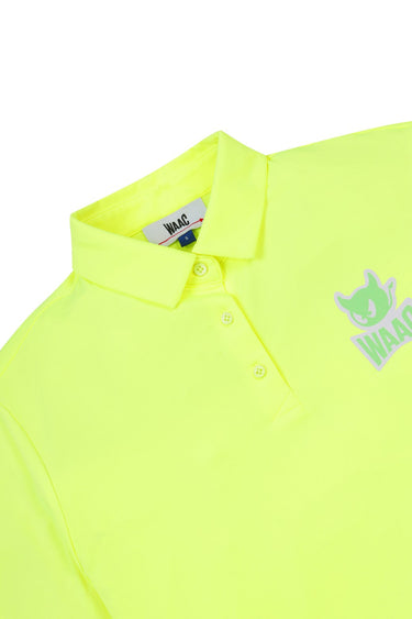 Women's Athletic Neon Polo YELLOW