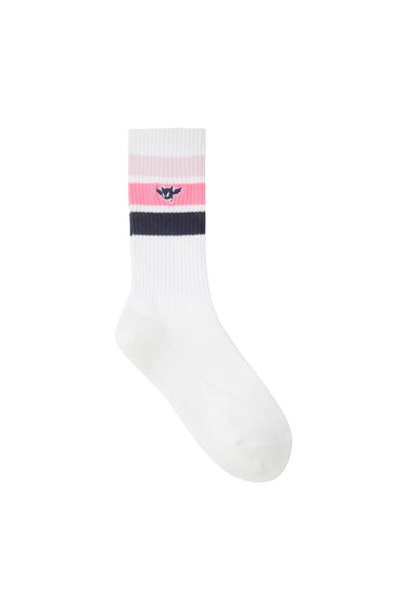 Women's Stripe Socks Pink