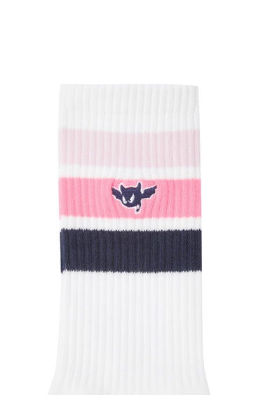 Women's Stripe Socks Pink