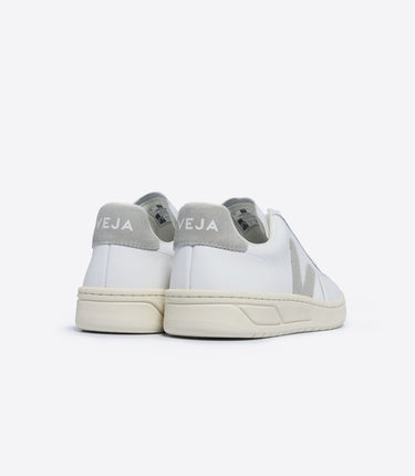 Men's V-12 LEATHER WHITE LIGHT GREY
