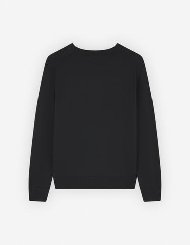 Bold Fox Head Patch Regular Jumper Black
